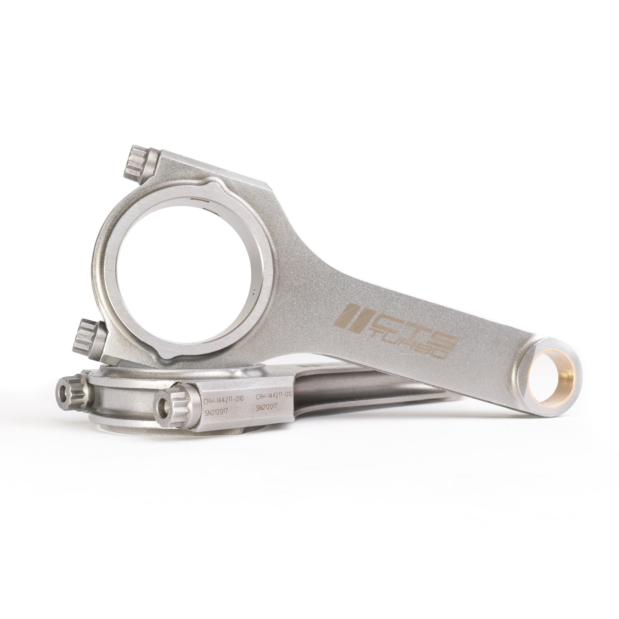 CTS Turbo Connecting Rods VW & Audi 144x21 Tapered Rifle Drilled | Fits MK6/B8 2.0T EA888 Gen 1 & 2 With Stock Pistons