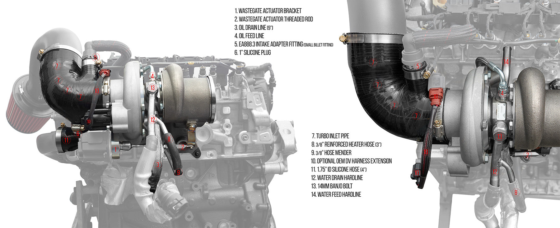 CTS Turbo MQB BOSS500 V2 MK7 GTI/Golf R/8V S3/8V A3 - Discontinued
