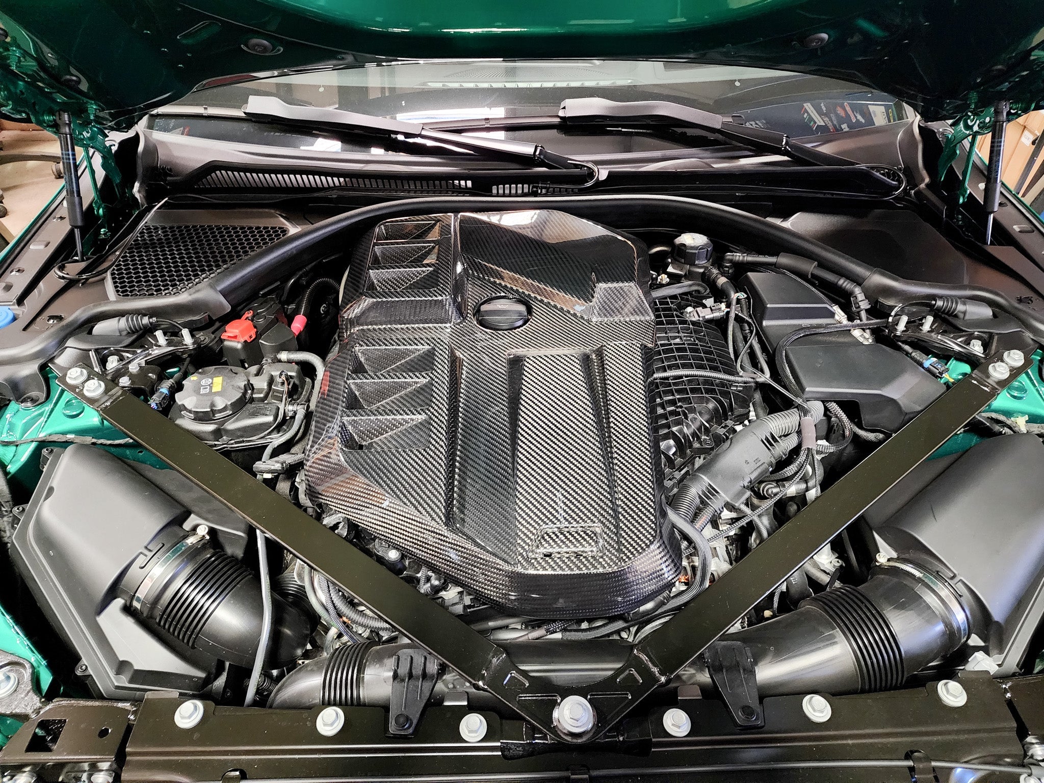 ARM Motorsports — G80 CARBON FIBER ENGINE COVER — view 5