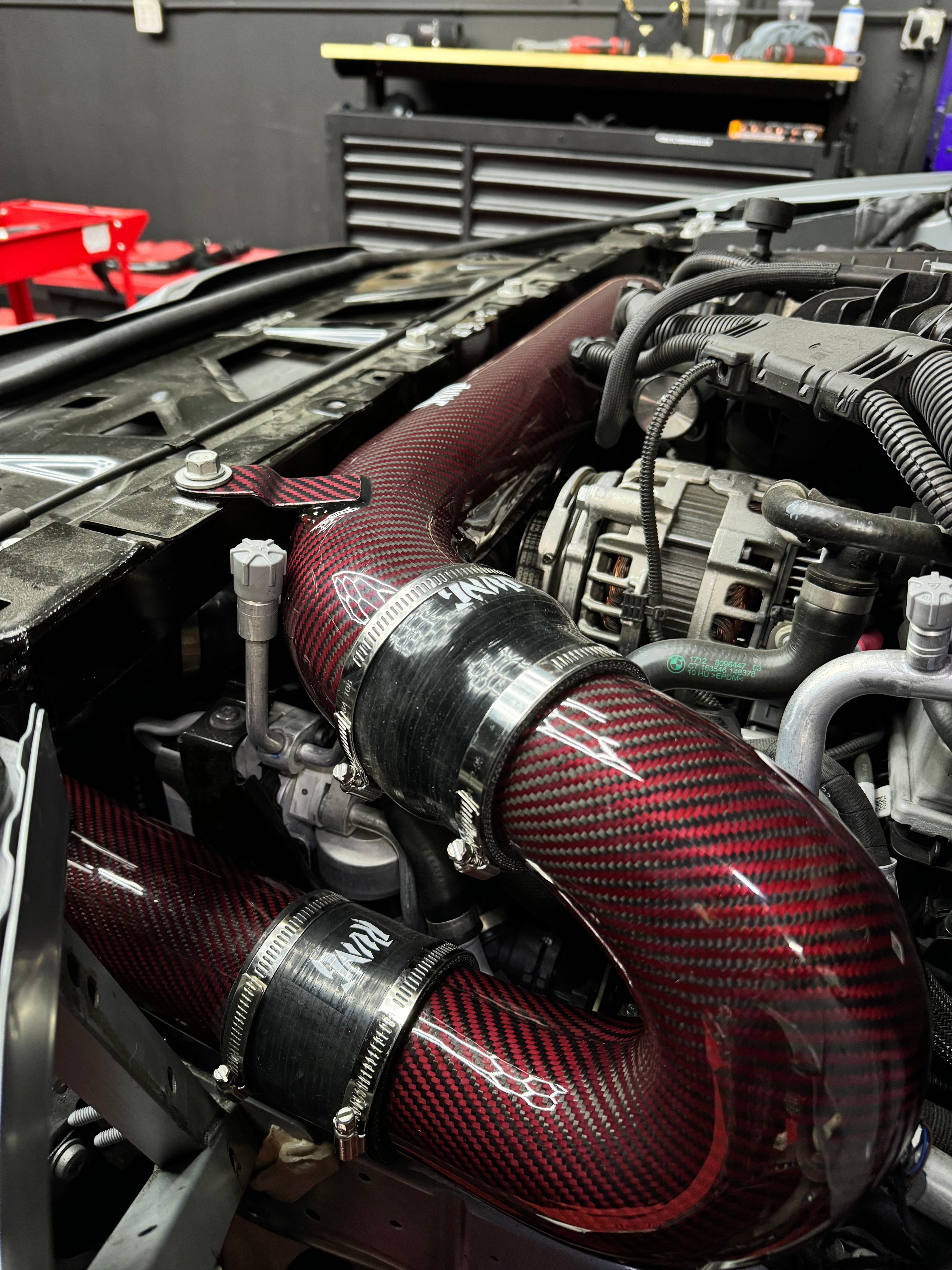 Rvng BMW M3/M4 Carbon Front Intake Kit Full Carbon