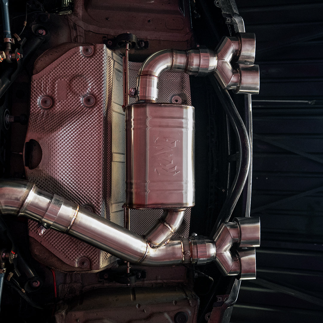 F80 M3/F82 M4 Valved Exhaust – 4” Single System by RVNG