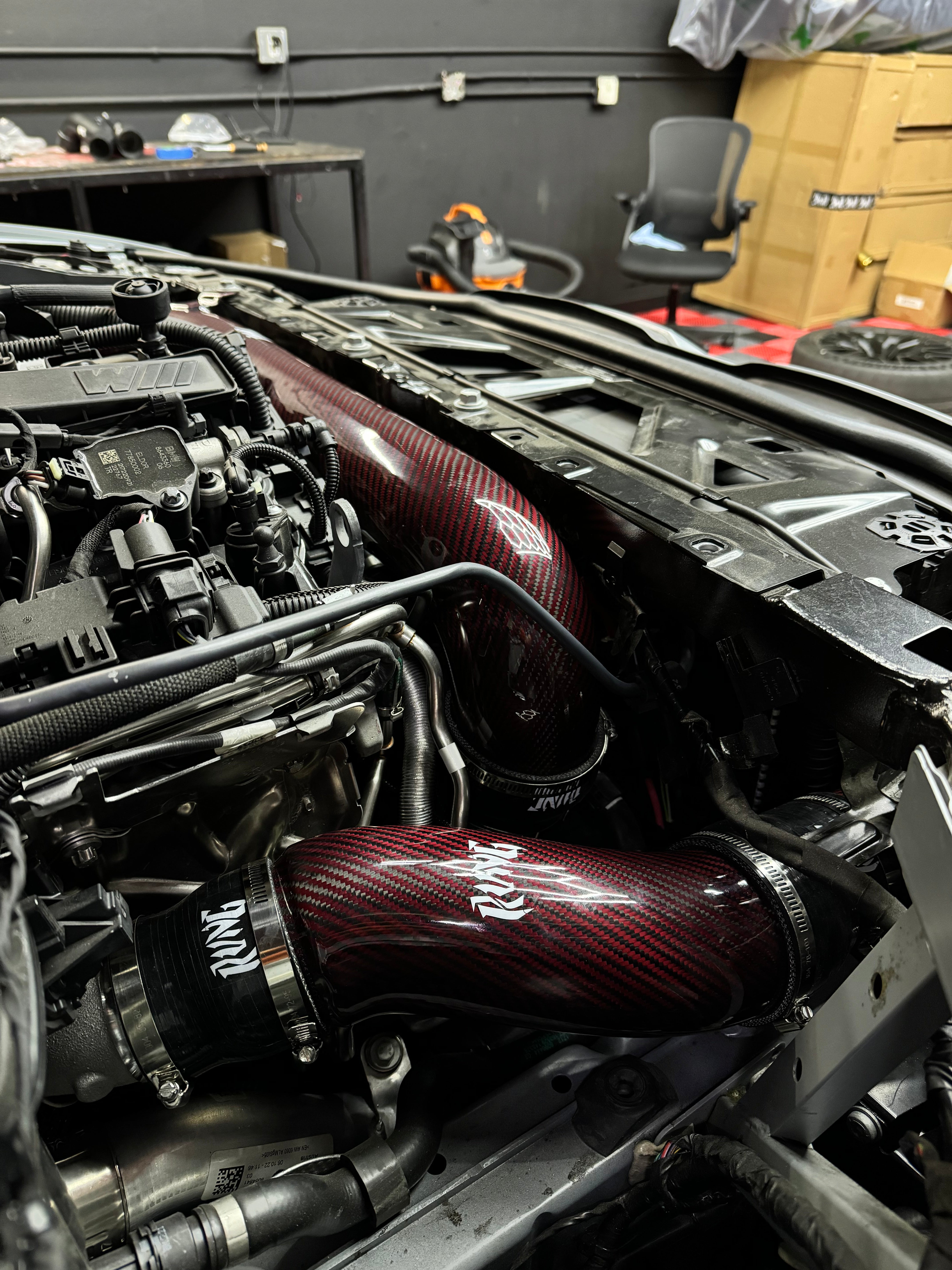 Rvng BMW M3/M4 Carbon Front Intake Kit Full Carbon