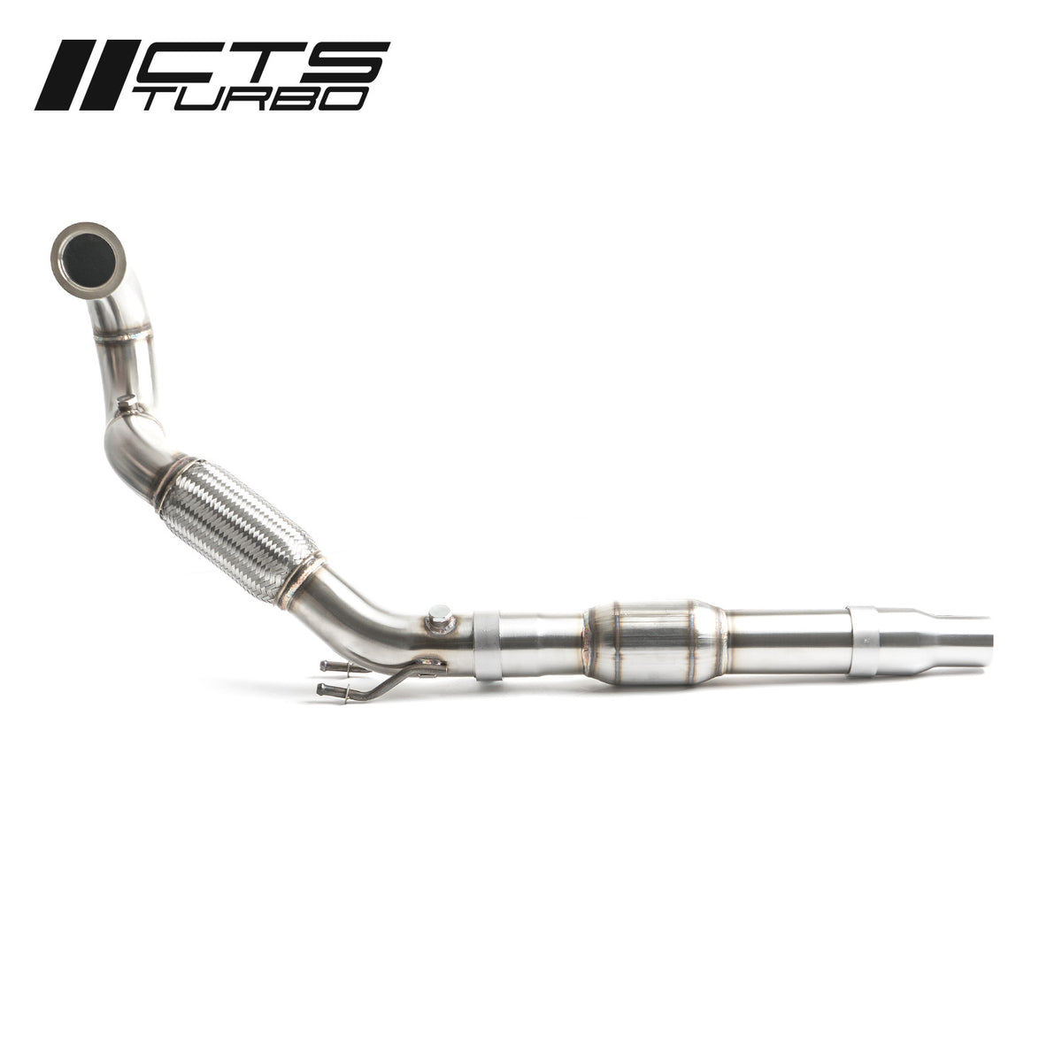 CTS Turbo MK6/MK7 Jetta 1.4T/1.5T, MK7 Golf 1.4TSI/1.5TSI 3" Downpipe with HIGH-FLOW CAT for EA211 engines
