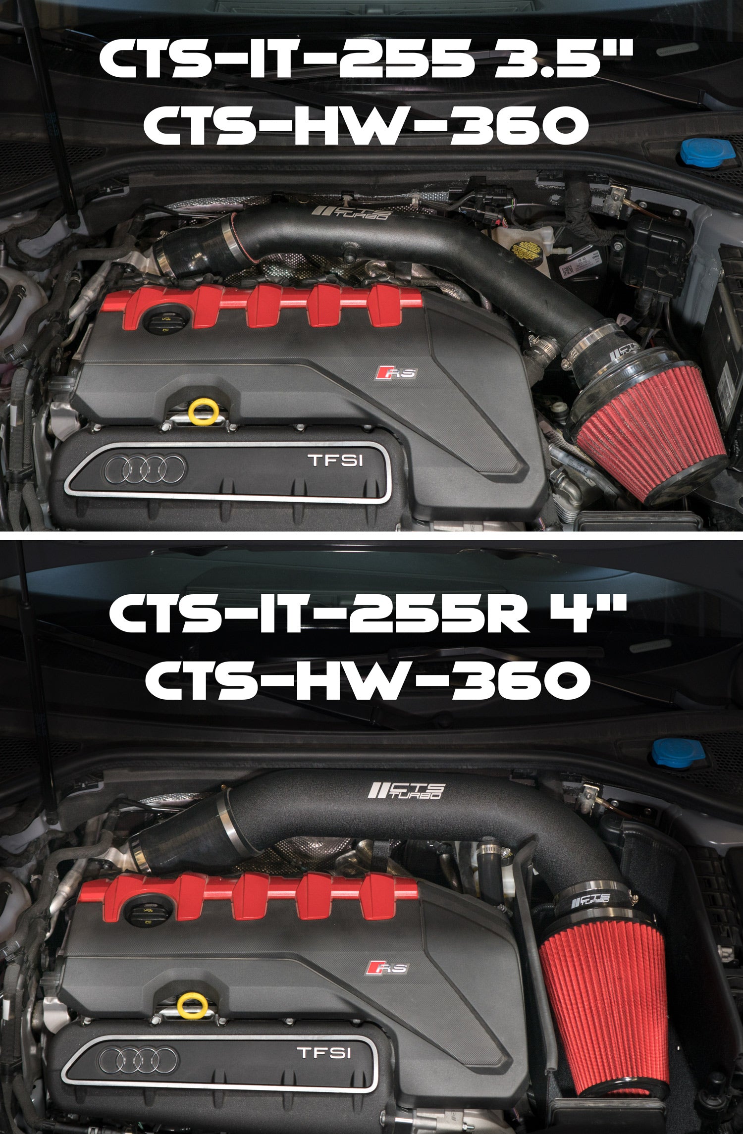 CTS Turbo 4" Turbo Inlet Pipe for 8V Audi RS3/8S Audi TT-RS