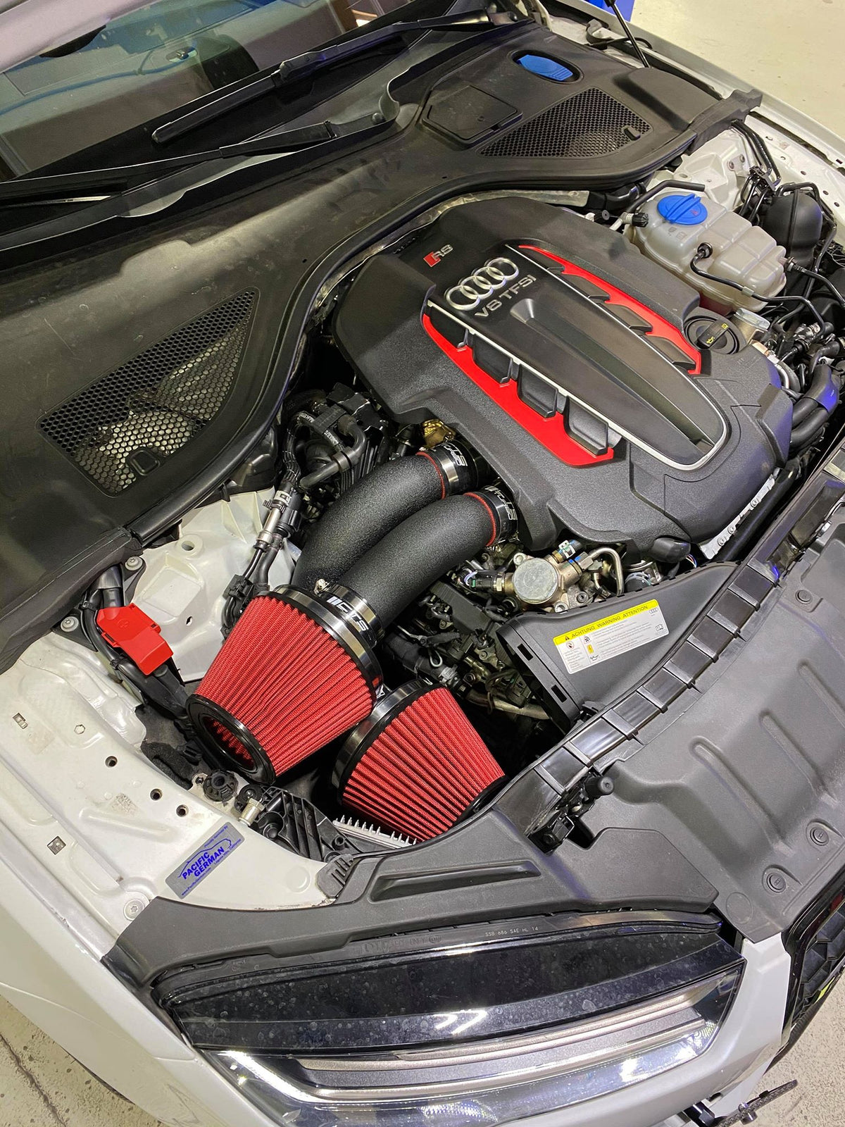 CTS TURBO C7 S6/S7/RS7 Dual 3" intake Kit with 6" Velocity Stack