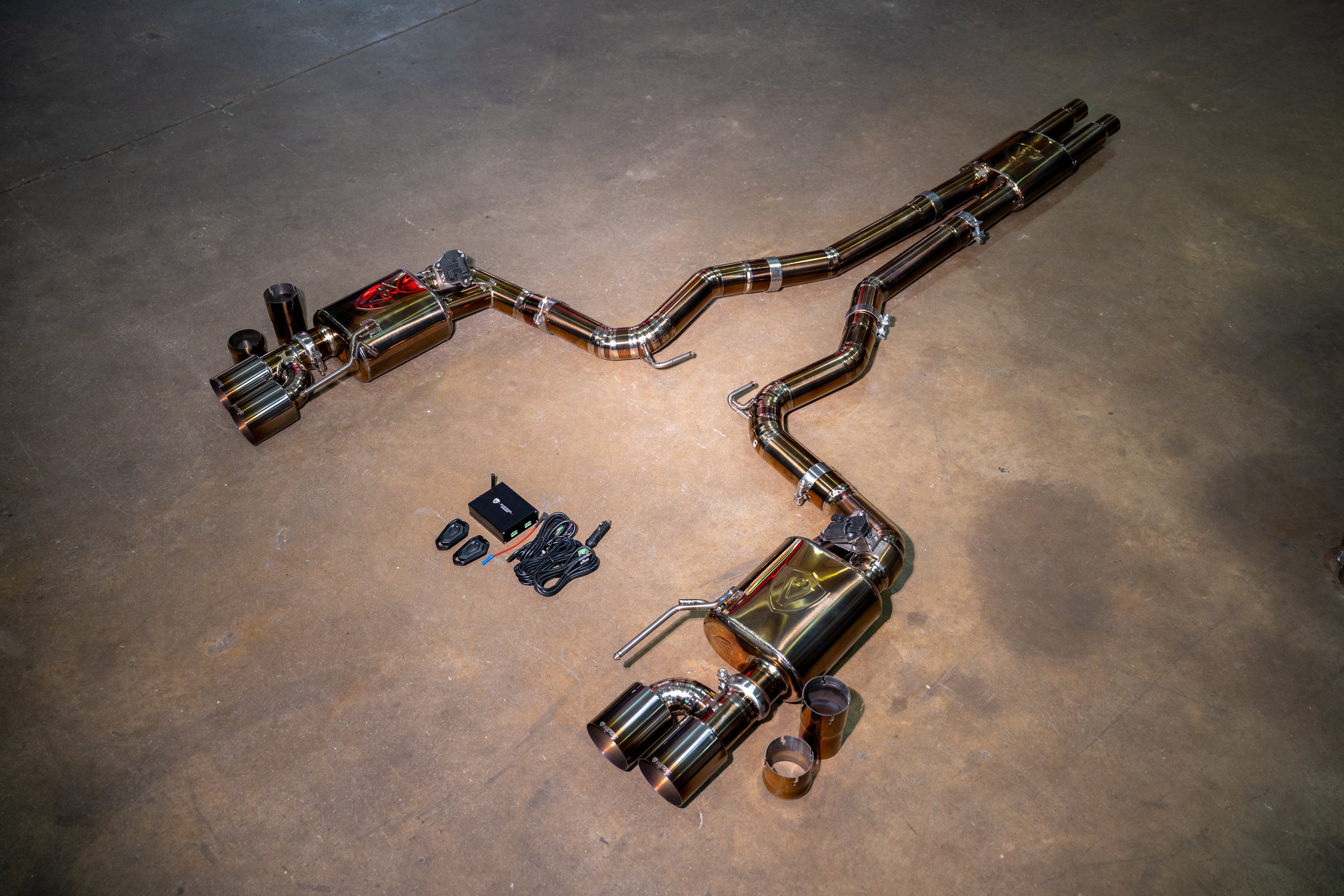 Valvetronic Designs — Ford Mustang GT S550 Valved Sport Exhaust System — view 13