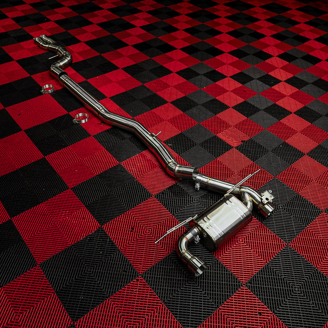 F80 M3/F82 M4 Valved Exhaust – 4” Single System by RVNG