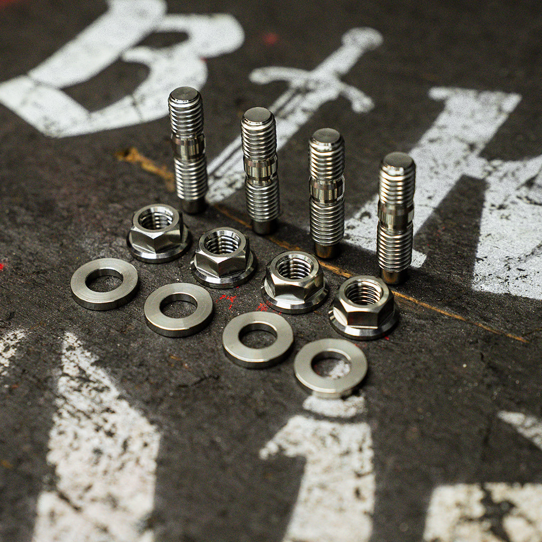 Rvng Titanium Turbo Manifold Stud Kit with Bolts