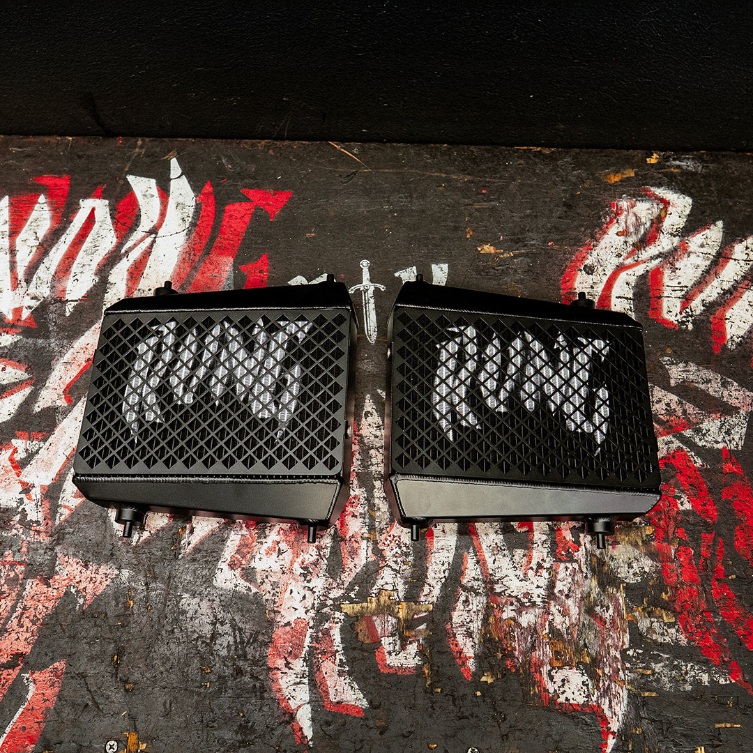 Rvng Auxiliary Coolers with Rock Guard