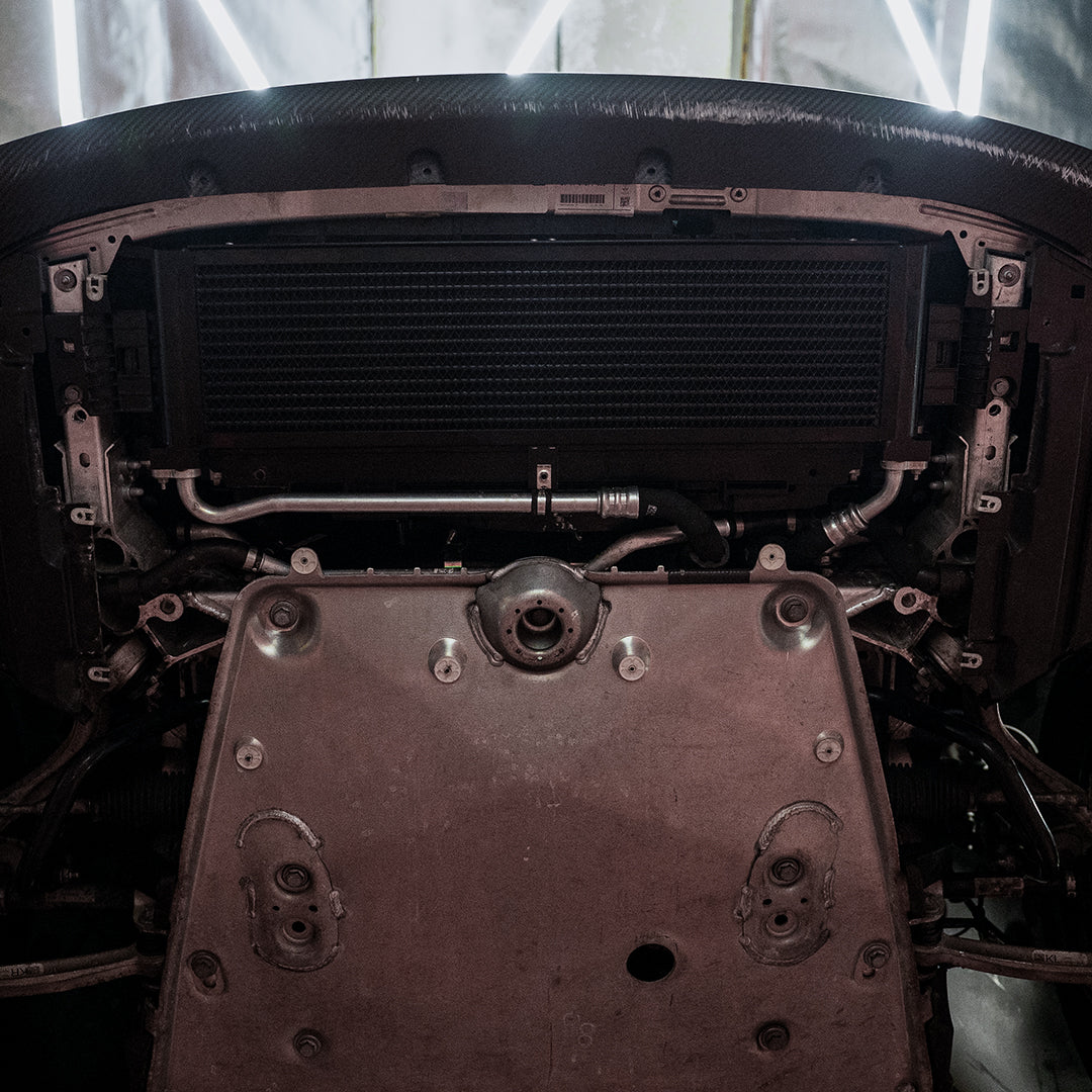 BMW G80 M3 Oil Cooler Upgrade with Built-In Guard