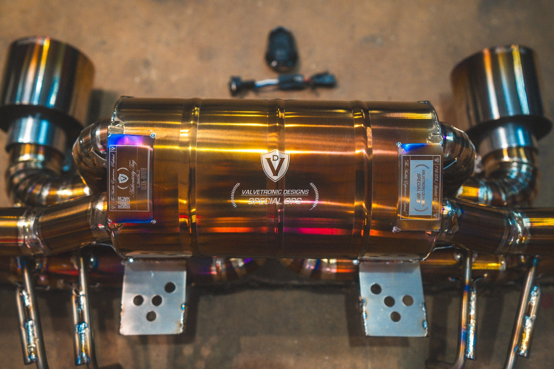 Valvetronic Valved Sport Exhaust System for Porsche 718 GT4 / Boxster Spyder