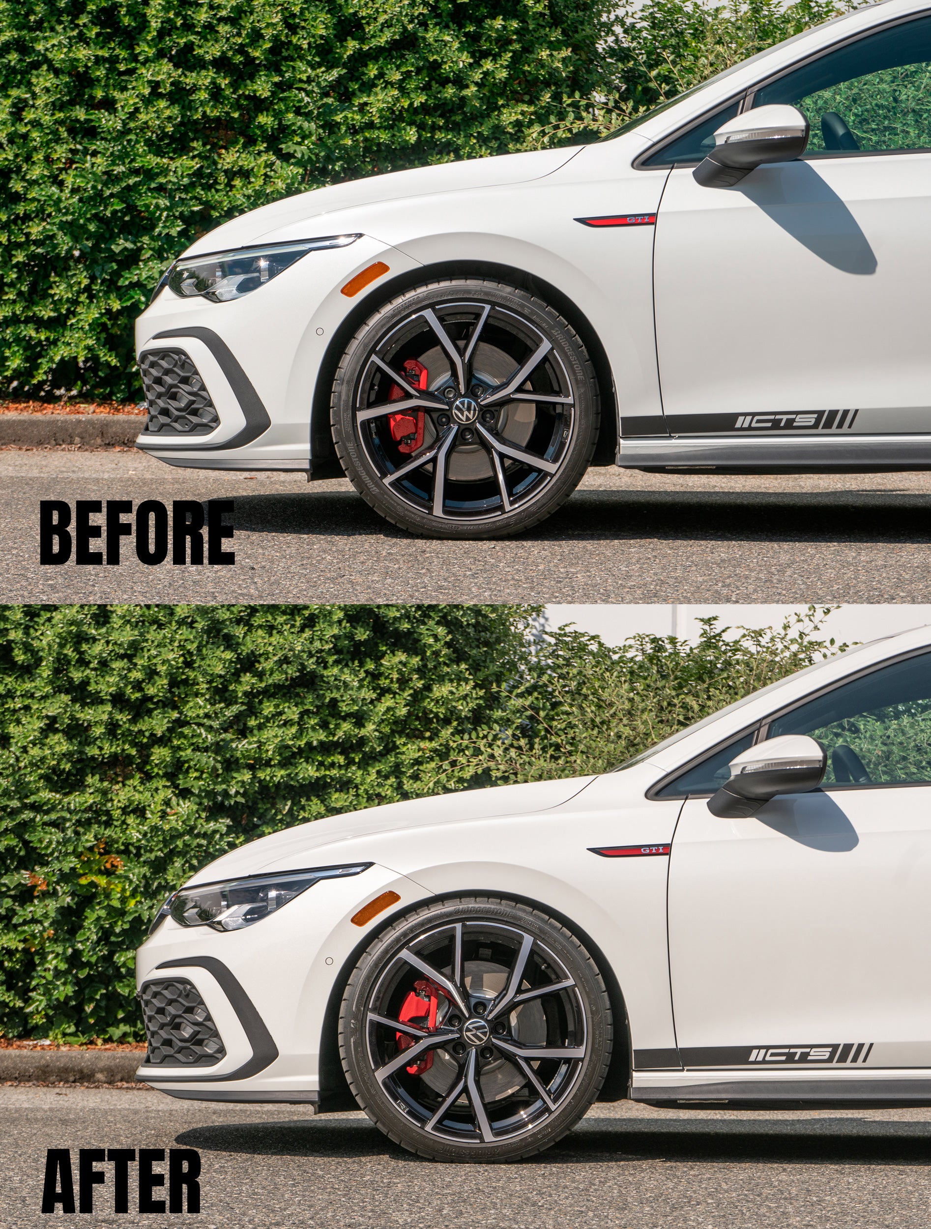 CTS Turbo MK8 Golf GTI Lowering Spring Set