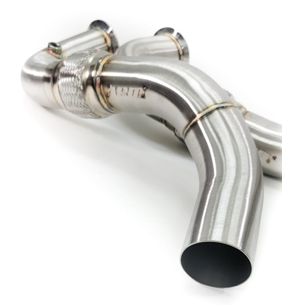 ARM Motorsports — BMW 750i 850i X5 X6 X7 N63R/N63B 3" CATLESS DOWNPIPES — view 4