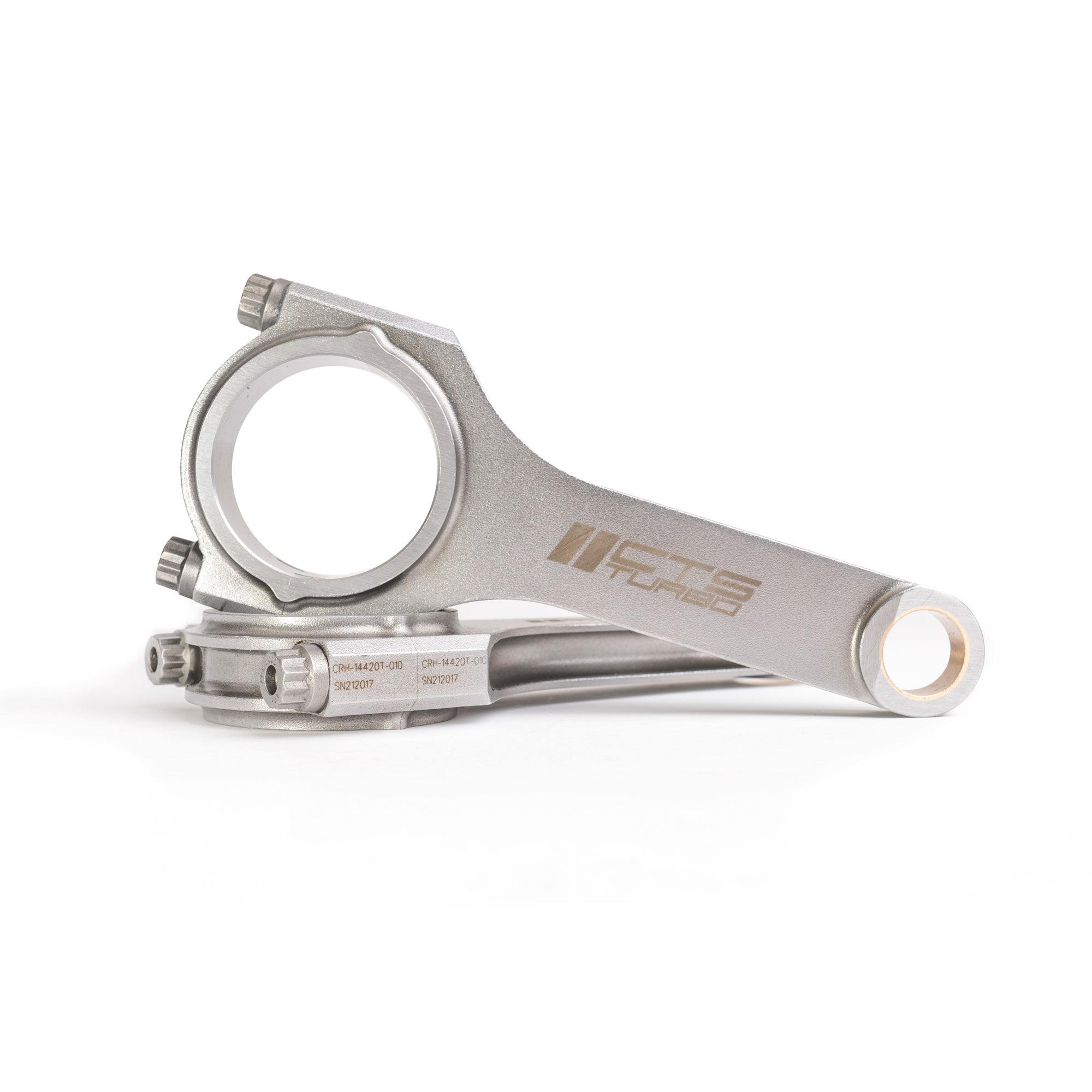 CTS Turbo Connecting Rods VW &amp; Audi 144x20 Tapered Rifle Drilled | Fits MK5/B7 FSI 2.0T EA113 With Stock Pistons