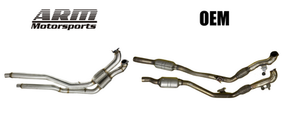 Audi B9 S4 S5 3.0T 3" Midpipes