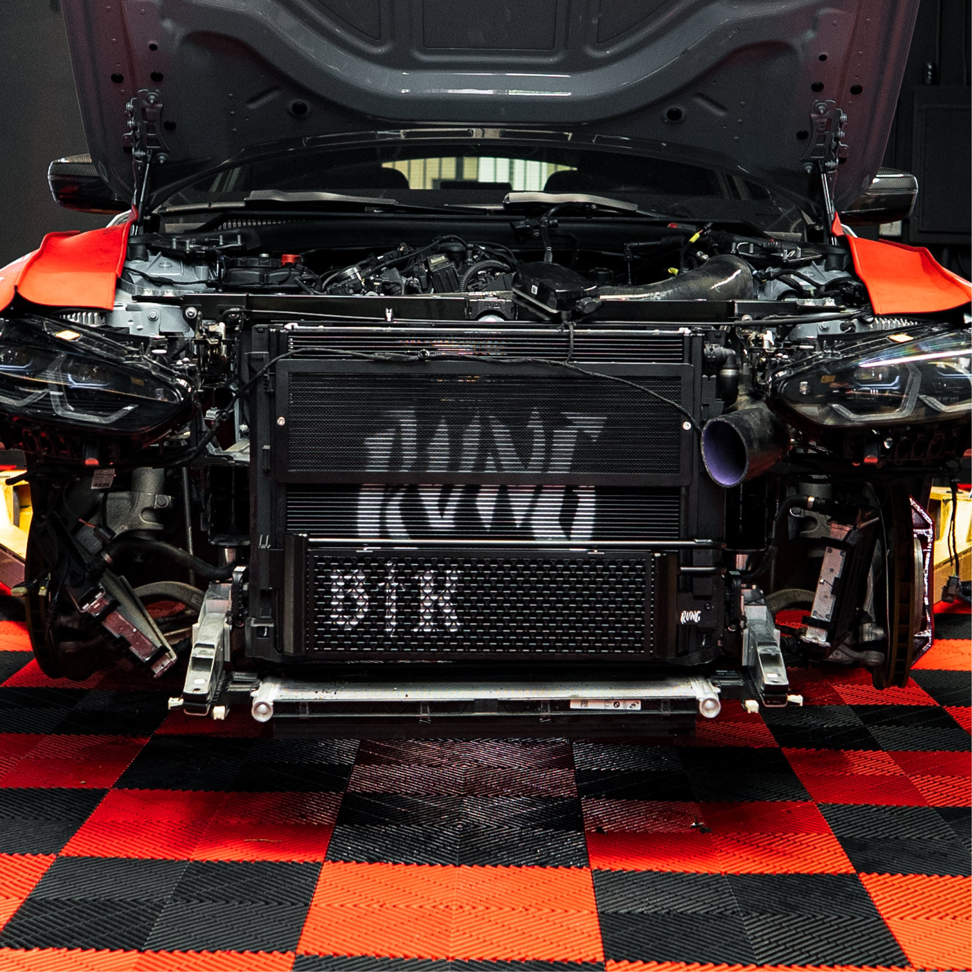 BMW G8X M2/M3/M4 S58 Transmission Oil Cooler w/ Rock Guard