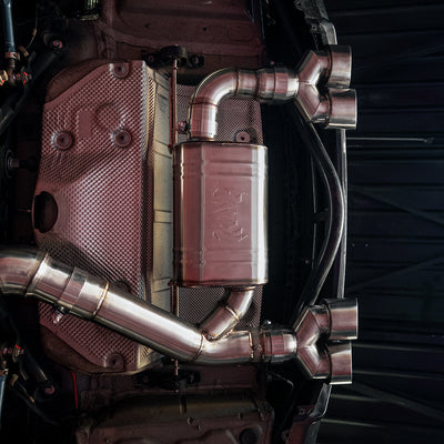 F80 M3/F82 M4 Valved Exhaust – 4” Single System by RVNG