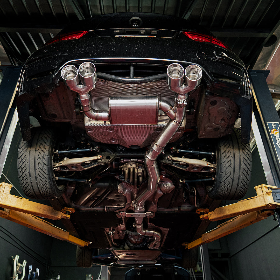 F80 M3/F82 M4 Valved Exhaust – 4” Single System by RVNG