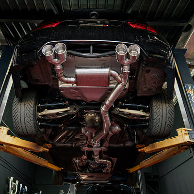 F80 M3/F82 M4 Valved Exhaust – 4” Single System by RVNG