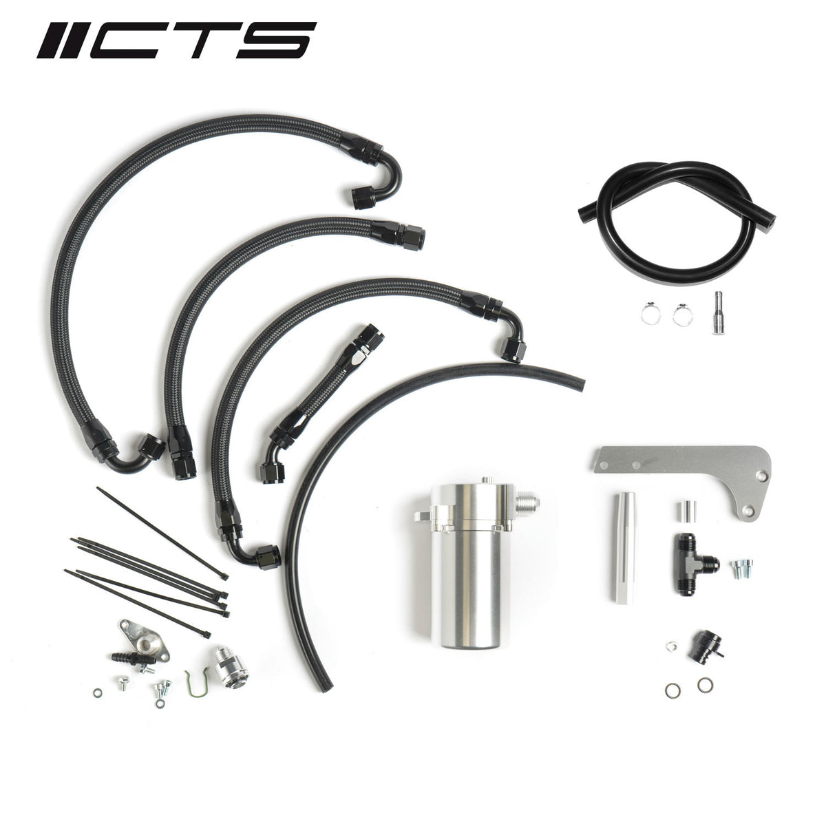 CTS Turbo MK5 FSI Catch Can Kit for Billet Valve Cover