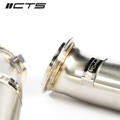 CTS Turbo 3" Stainless Steel Downpipe BMW S55 F80 F82 F87 M3/M4/M2 Competition