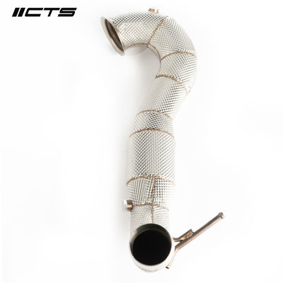CTS Turbo 3.5" Downpipe High-Flow CAT for Mercedes-Benz M133 A45/CLA45/GLA45 AMG