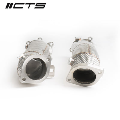 CTS Turbo Nissan R35 GT-R Cast Stainless Steel 3.5" Downpipes