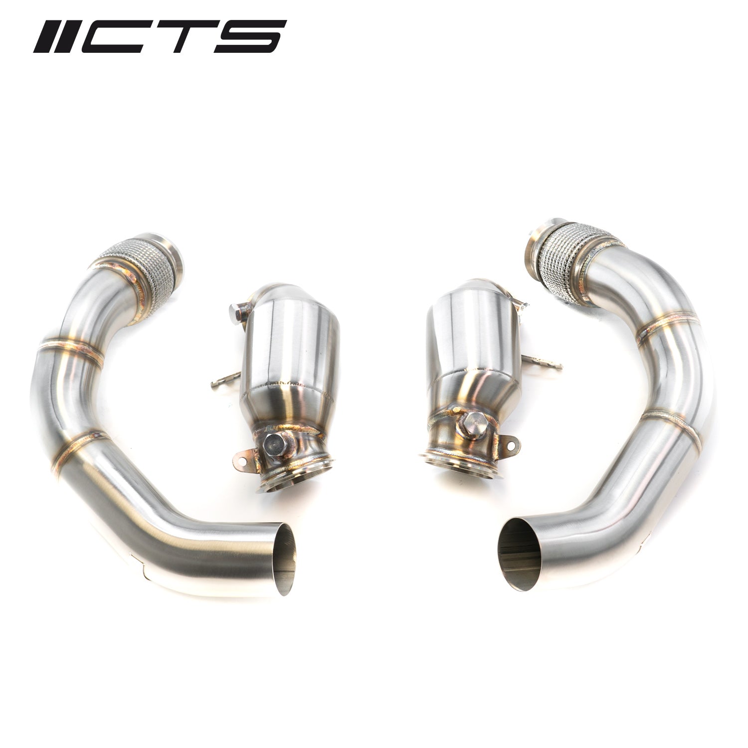CTS Turbo BMW F90 M5/M5C &amp; BMW G15/G16 M8/M8C HIGH-FLOW CATS DOWNPIPE SET