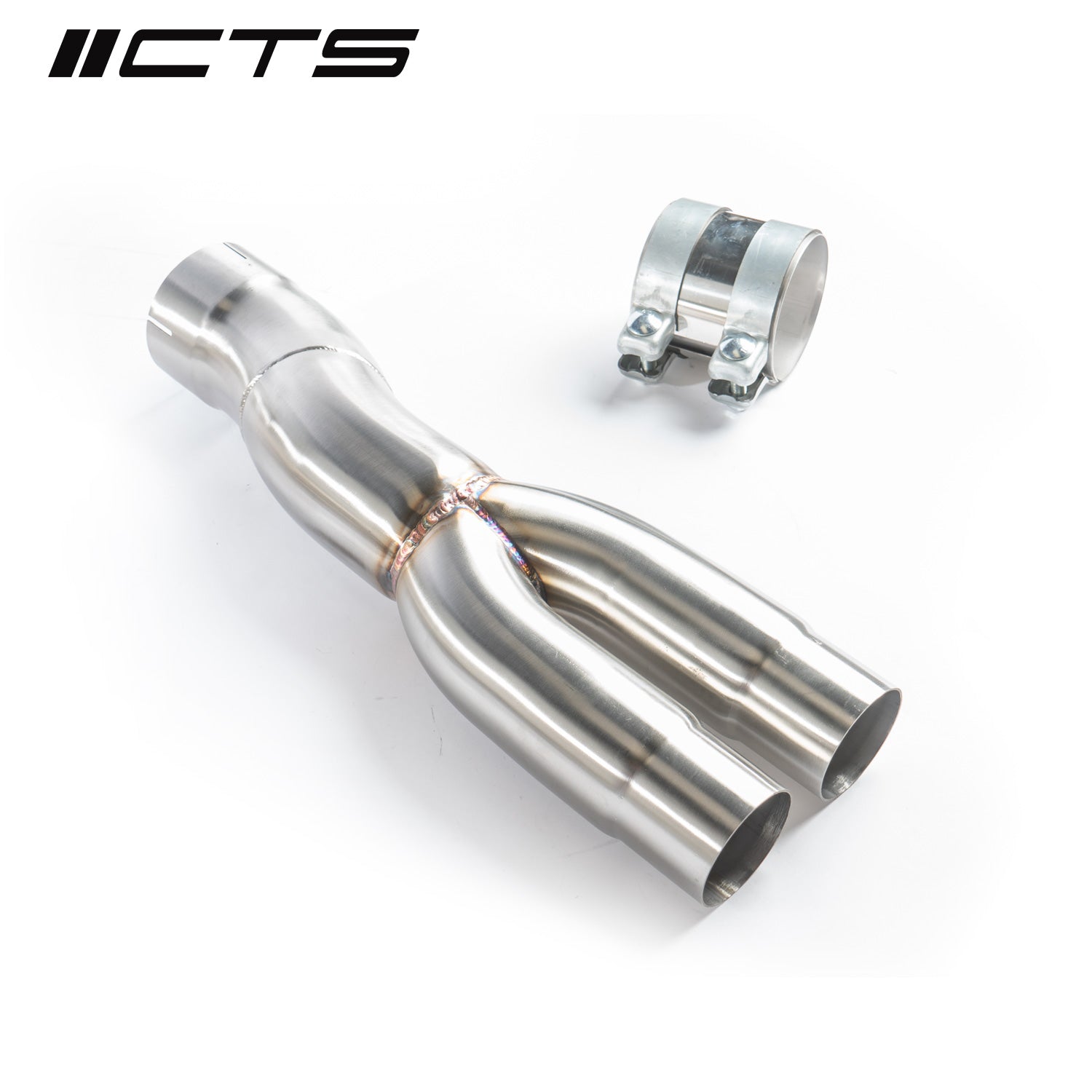 CTS Turbo 8V/8Y RS3 and 8S TTRS 2.5T EVO 3.5" Single High-Flow CAT