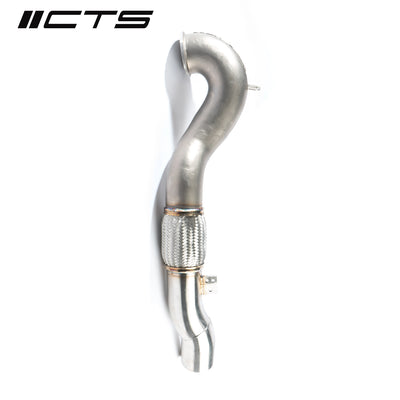 CTS Turbo 8V/8Y RS3 and 8S TTRS 2.5T EVO 3.5" Single High-Flow CAT