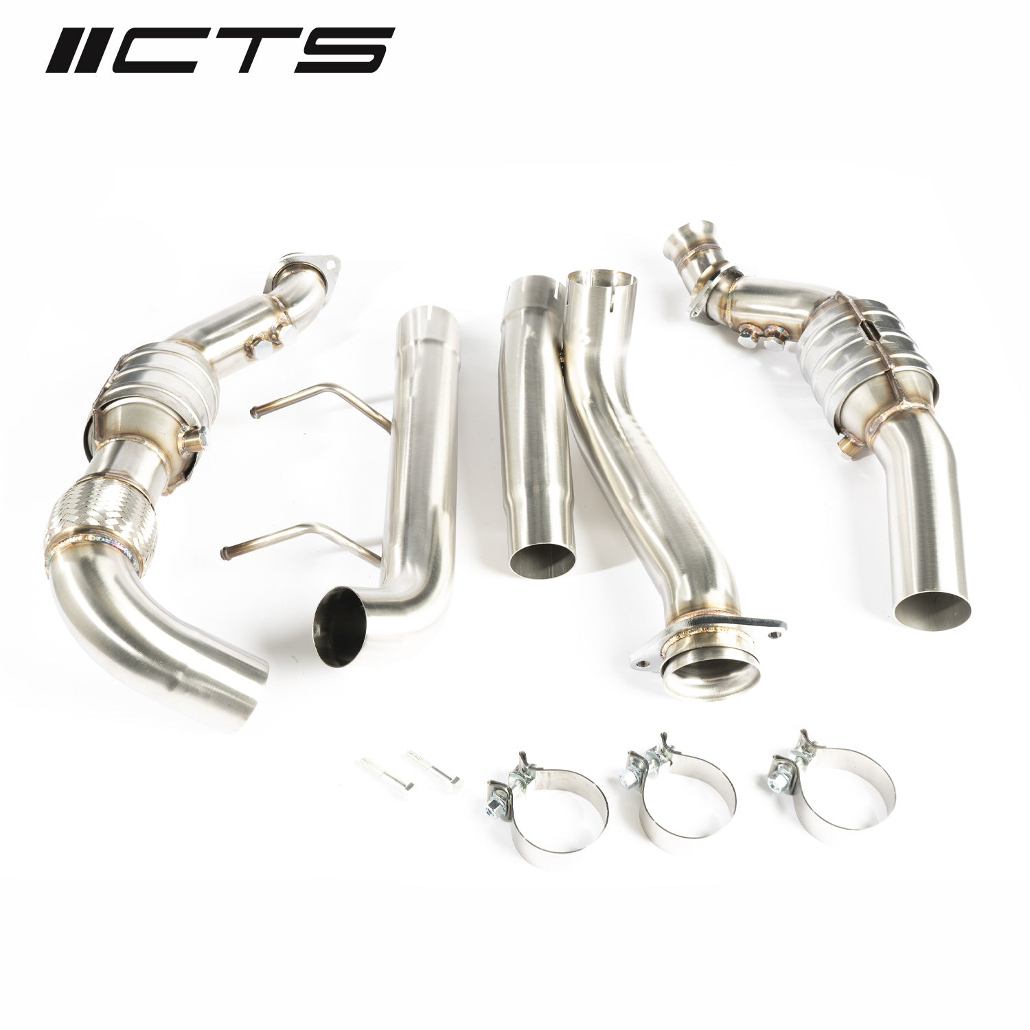 CTS Turbo Ford Raptor EcoBoost 3.5L High-Flow Cat Downpipes