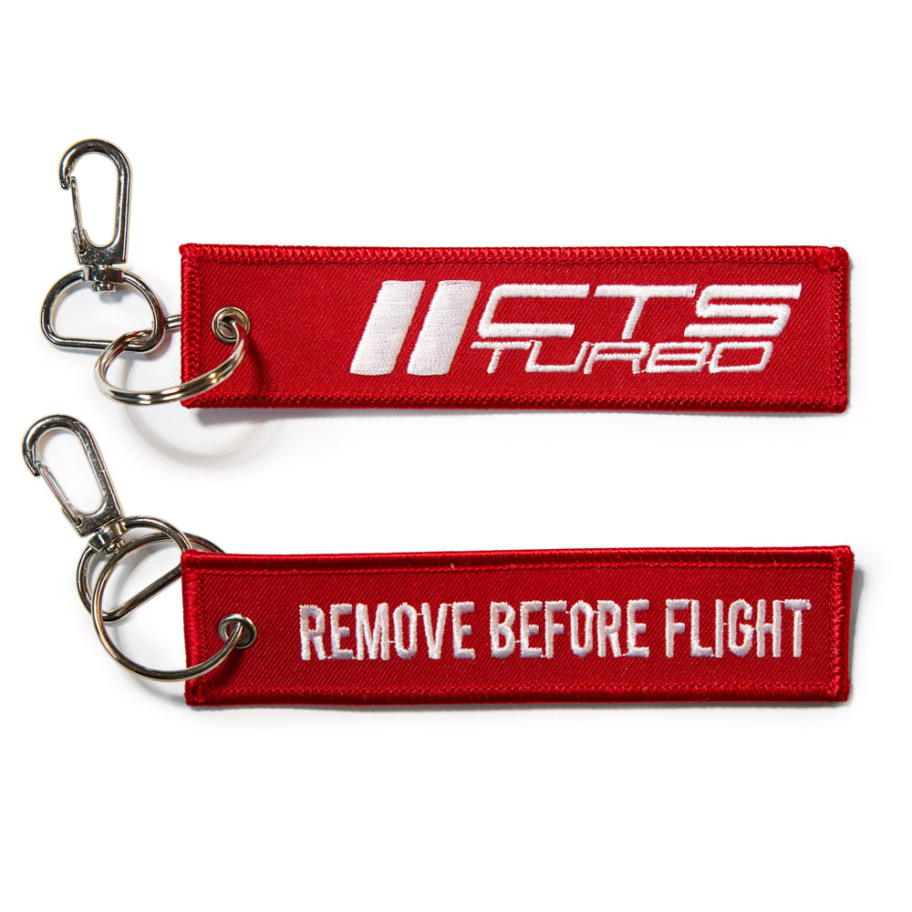 CTS Turbo Flight Tag - "Remove Before Flight" - Red