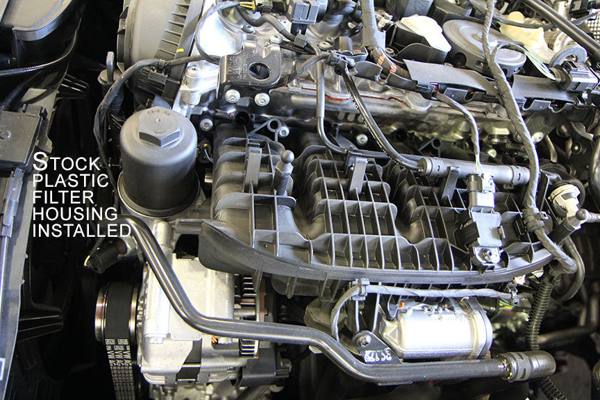 CTS B-Cool Billet MQB Oil Filter Housing