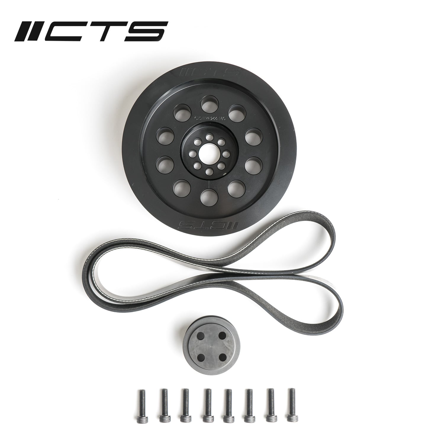 CTS Turbo 3.0T V6 Dual Pulley Upgrade Kit (Press-on, 180mm)