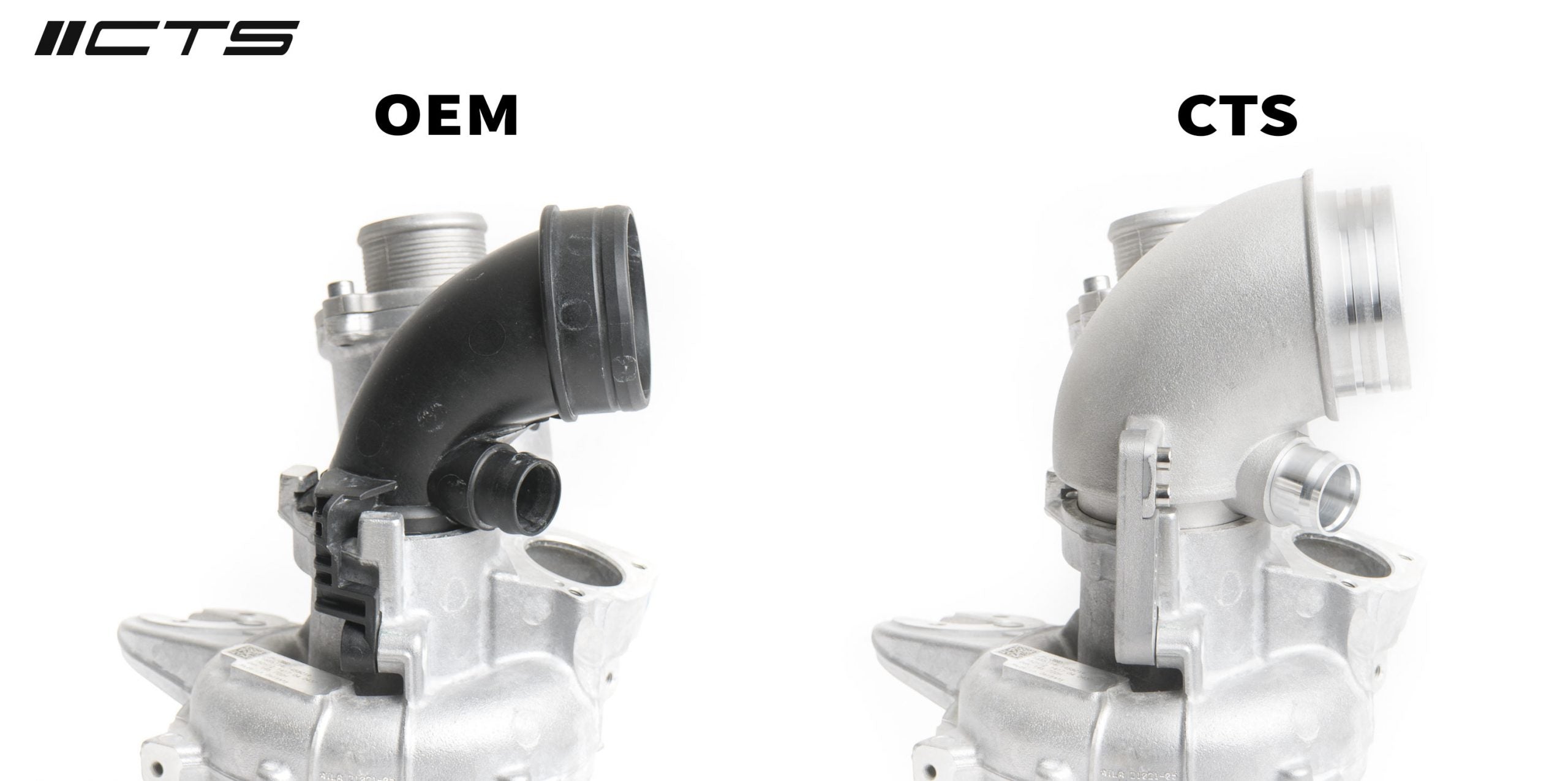 CTS Turbo 1.8T/2.0T MQB Gen3 High-Flow Turbo Inlet Pipe