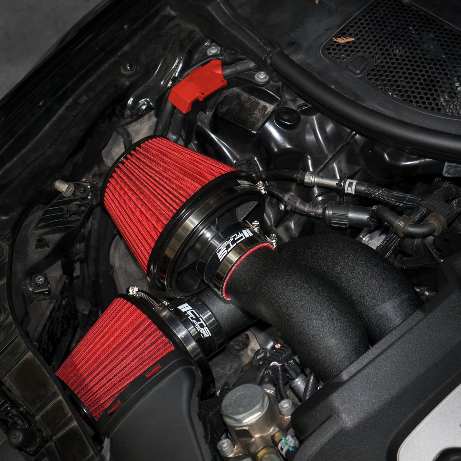 CTS TURBO C7 S6/S7/RS7 Dual 3" intake Kit with 6" Velocity Stack