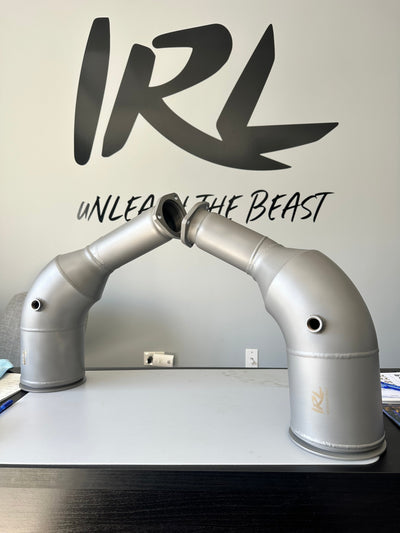 IRL Audi C8 RS7 Downpipes