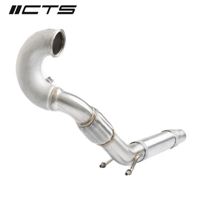 CTS Turbo MQB FWD Exhaust Downpipe with HIGH FLOW CAT (MK7/MK7.5 Golf, GTI, GLI, A3 FWD)