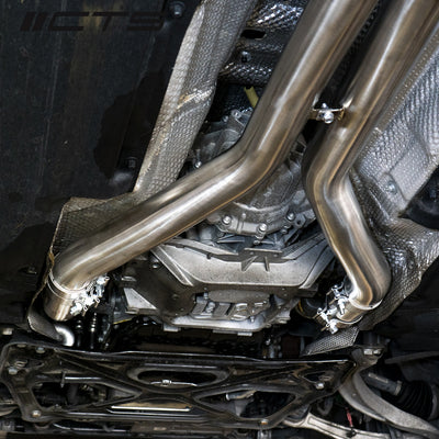 CTS Turbo Audi C7/C7.5 S6/S7/RS7 4.0T Cast Downpipe Race Set