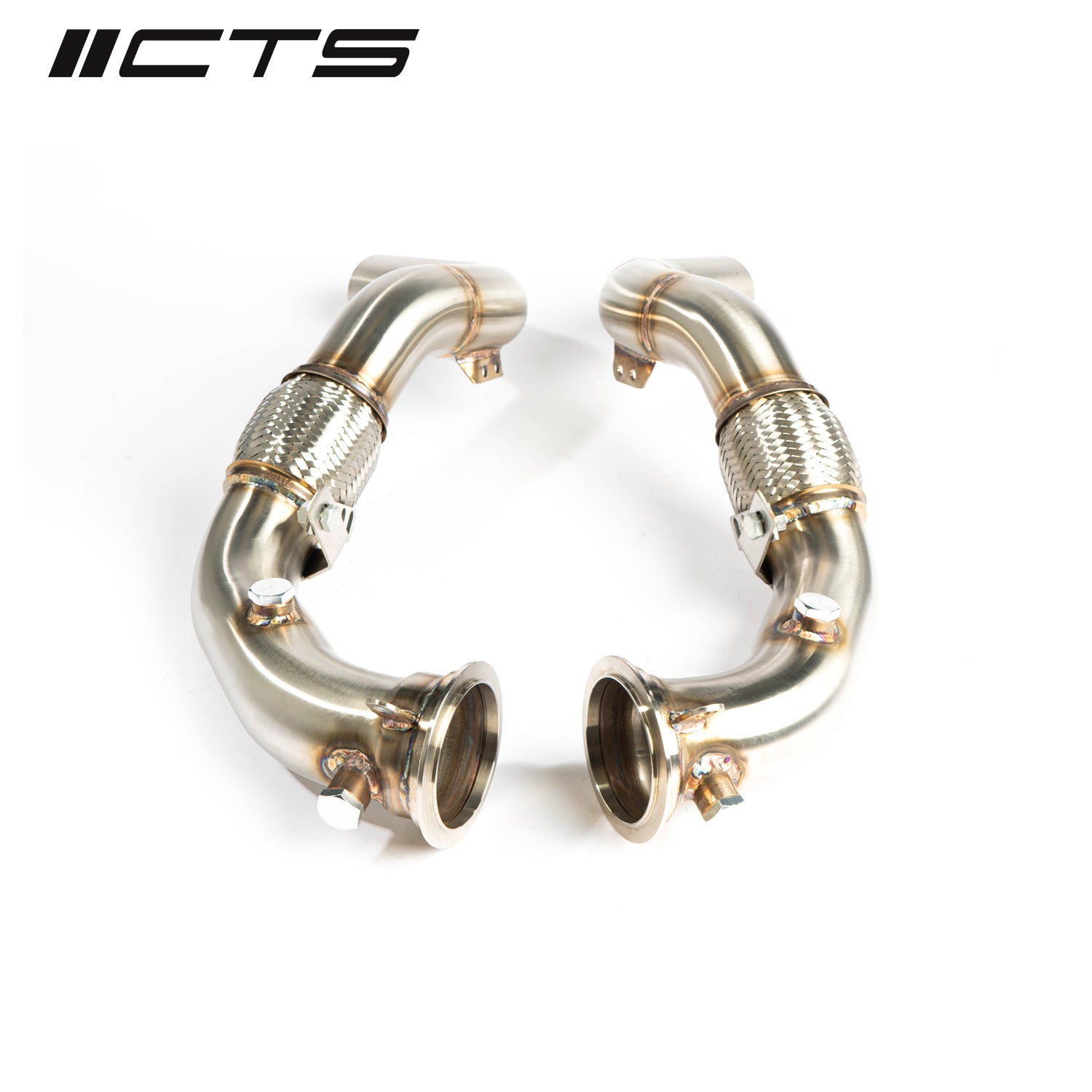 CTS Turbo RACE DOWNPIPE SET for BMW F85 X5M S63 &amp; BMW F86 X6M S63 (2014-2019)
