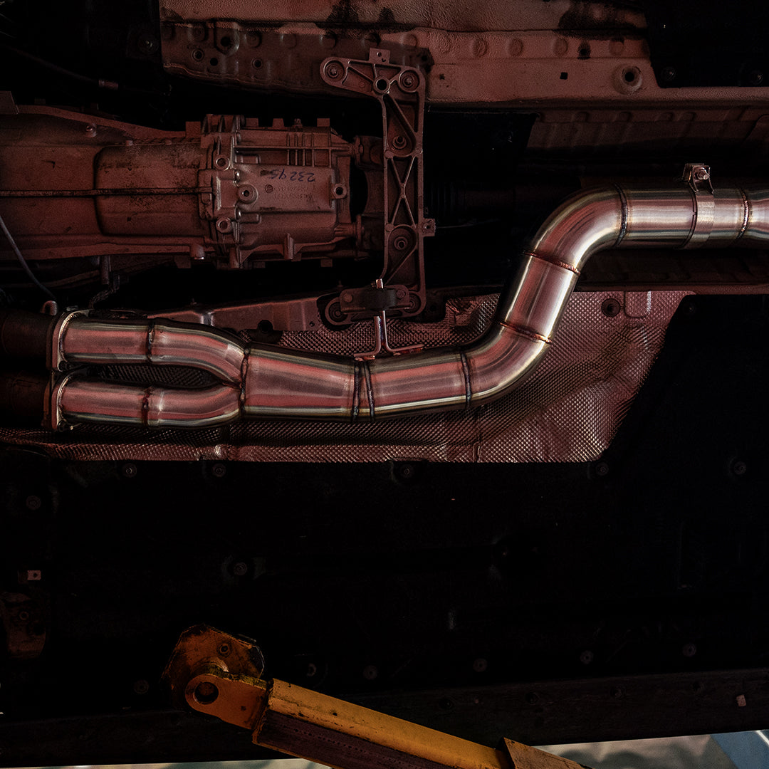 F80 M3/F82 M4 Valved Exhaust – 4” Single System by RVNG