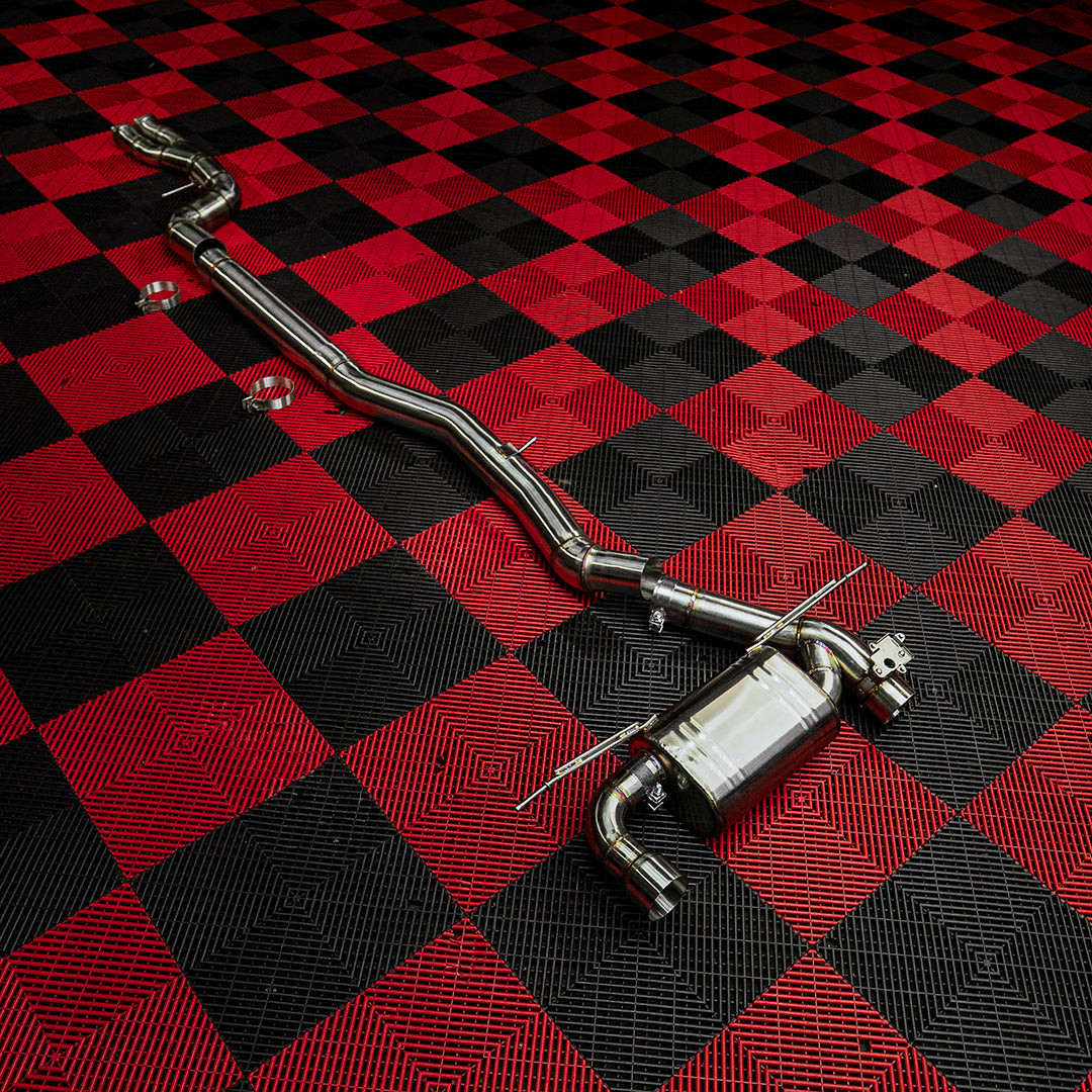 F80 M3/F82 M4 Valved Exhaust – 4” Single System by RVNG