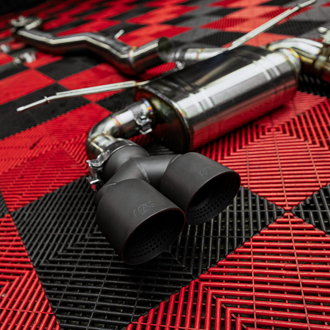 F80 M3/F82 M4 Valved Exhaust – 4” Single System by RVNG