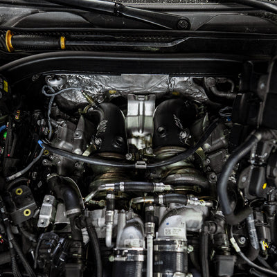 Rvng XL Flow Series S63 M5 M8 Downpipes 3.5” Inlet