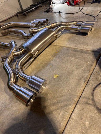 MAD BMW X3M X4M F97 F98  Axle Back Exhaust