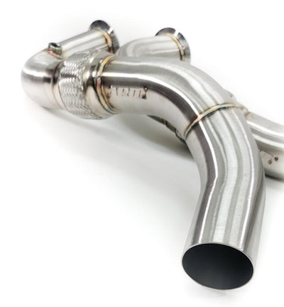 ARM Motorsports — BMW F01 750i N63 / N63TU 3" Catless Downpipes — view 4