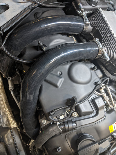 ARM Motorsports — BMW F8X M3 M4 M2C S55 SILICONE CHARGE PIPES — view 3