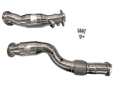 MAD BMW S58 Catted Downpipes M2 M3 M4 G87 G80 G82 G83 W/ Flex Section
