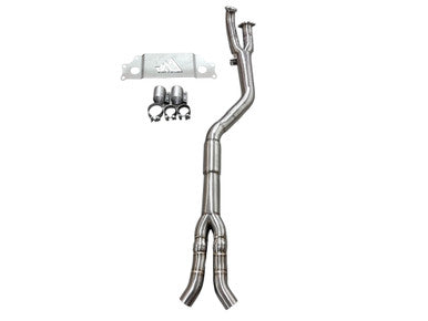 MAD BMW G87 M2 S58 Resonated Single Midpipe (Brace Included)