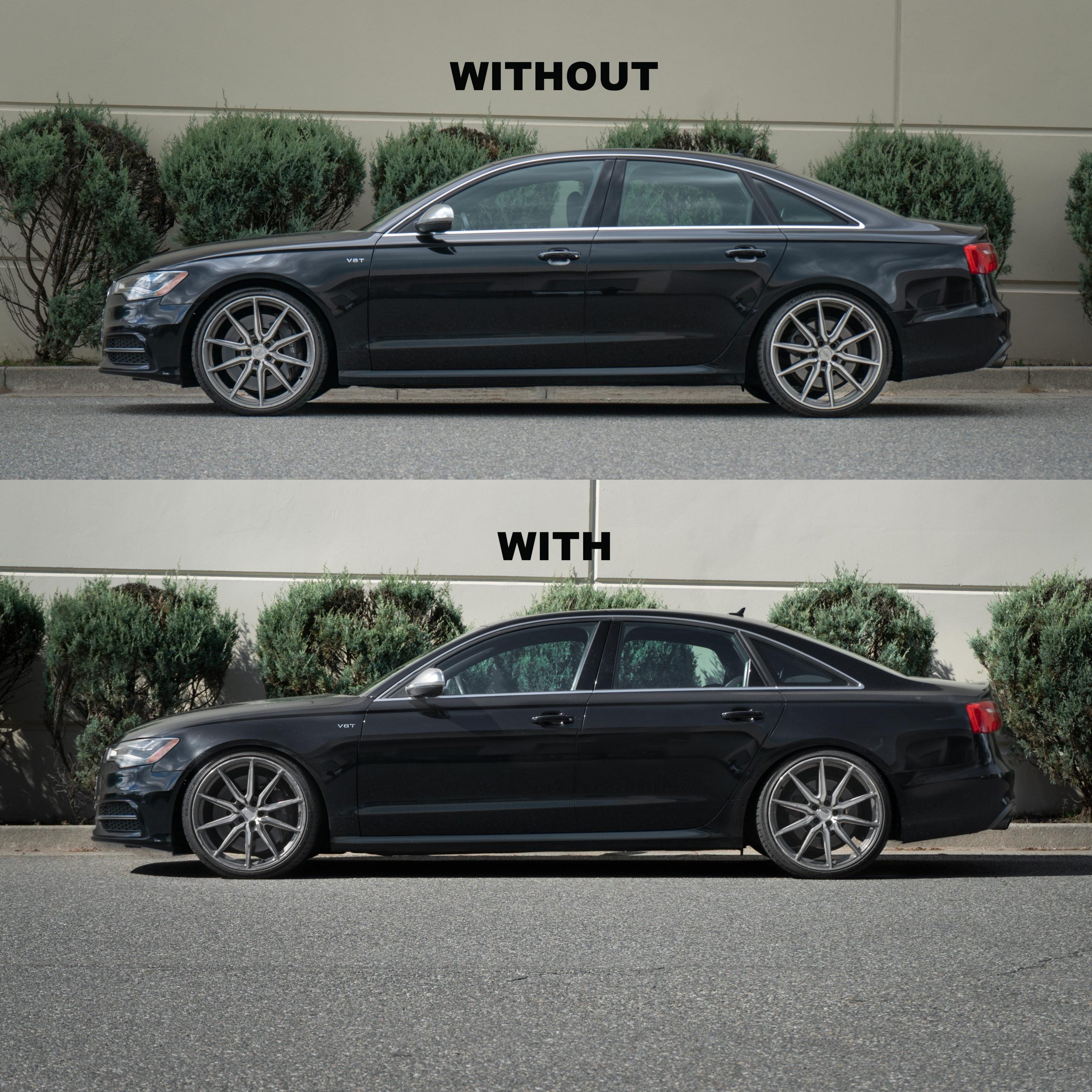 CTS Turbo Adjustable Lowering Links AUDI C7/D4 A6/A7/S6/S7/S8 and with Air Suspension